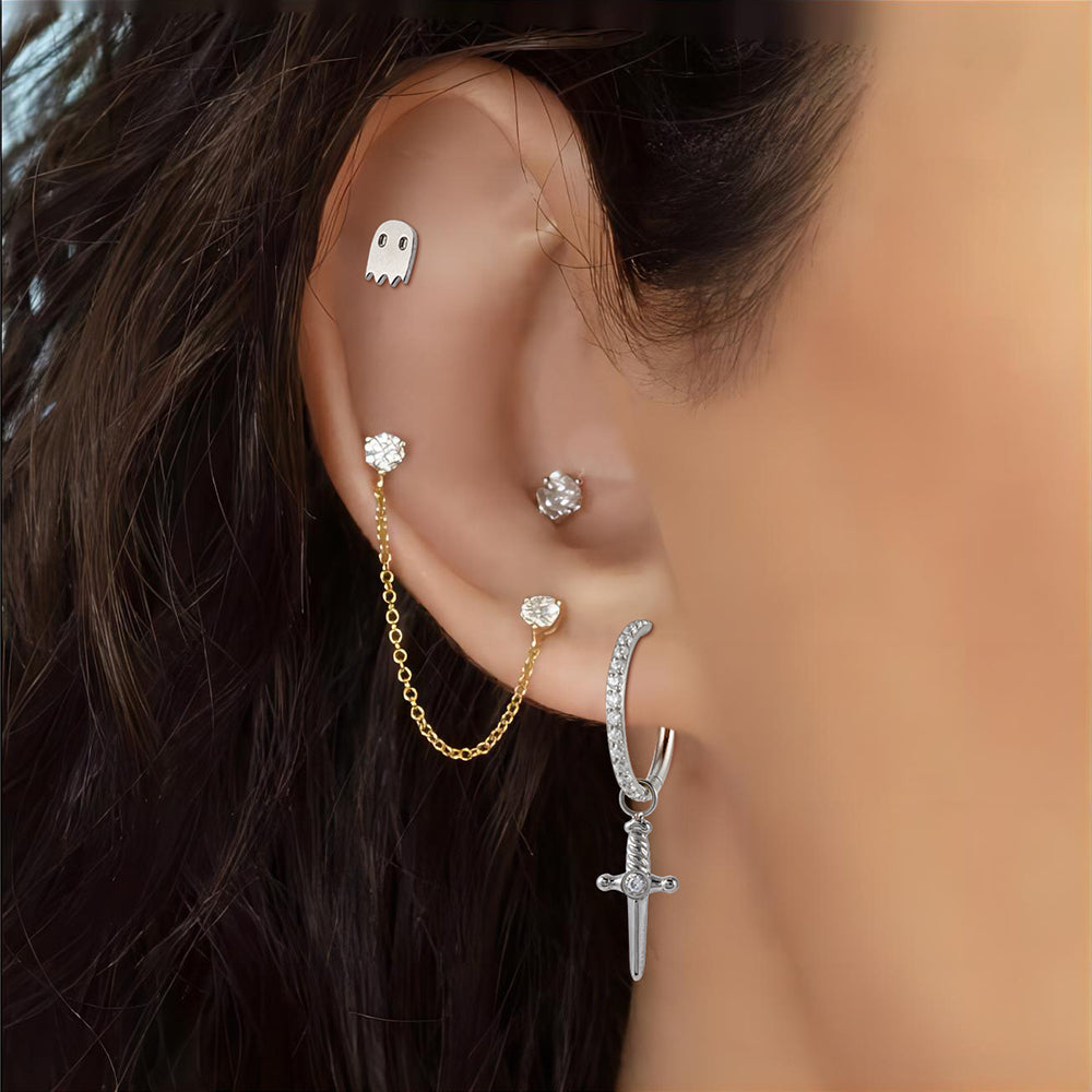 Titaan Geest Piercing vrouw helix