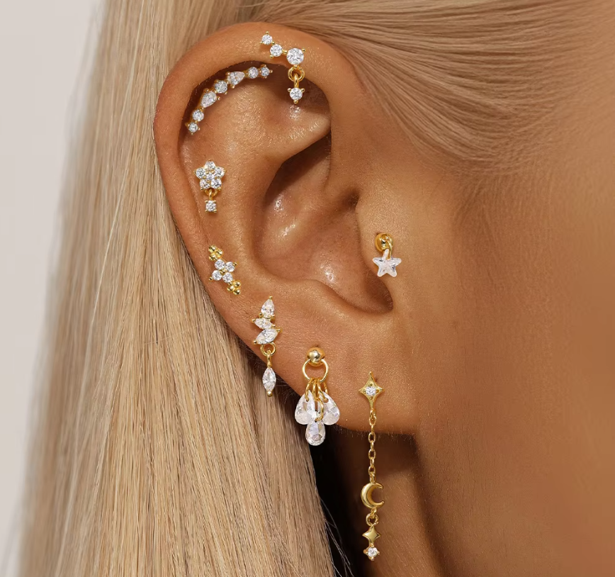Arabella | Helix Piercing Met Hanger