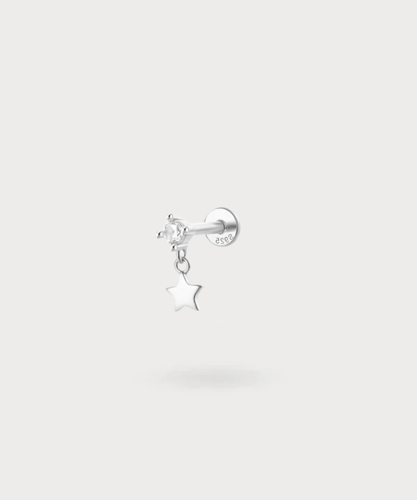 Subtiel en charmant design van de Leire piercing voor een hemelse schittering