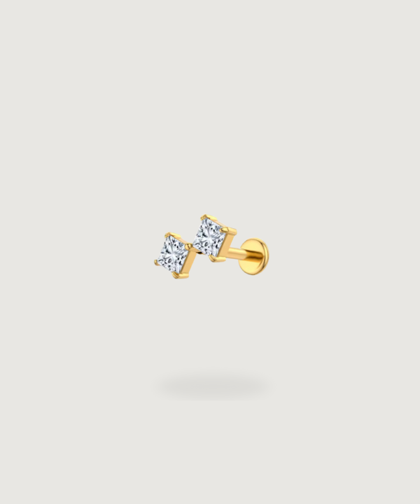 Oorlel-piercing Nayra, elegante schittering met een vleugje glans