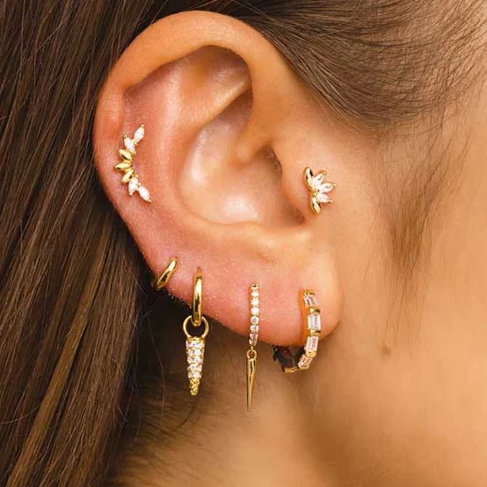 Elegante Belkis Tragus-piercing voor een schitterende uitstraling