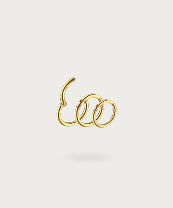 Ring Titaan Piercing maten