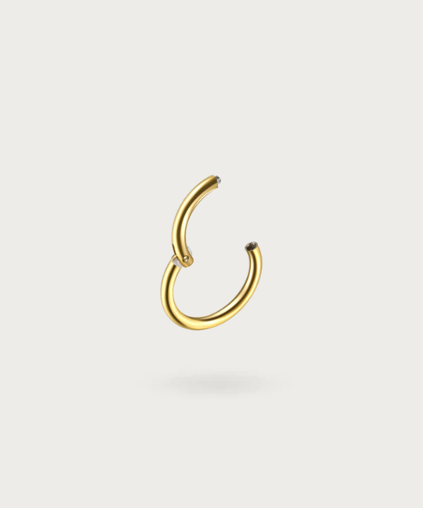 Ring Titaan Piercing kleur goud