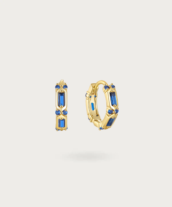 Lluminada Luxueuze Ring Oorbellen met Grote Zirkonia Stenen