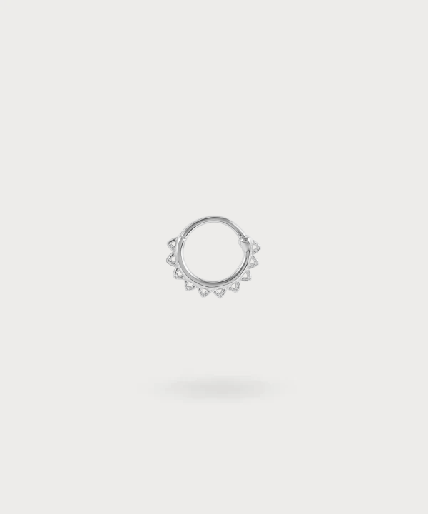 zilveren ring piercing