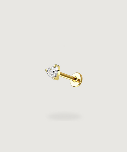  piercing Matiana in goud met zirkonia 