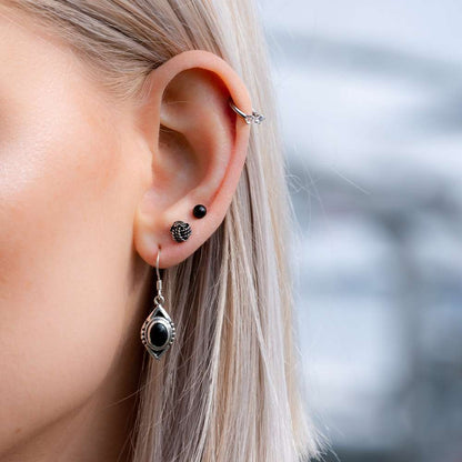 Titanium Rook Piercing goud voor vrouw