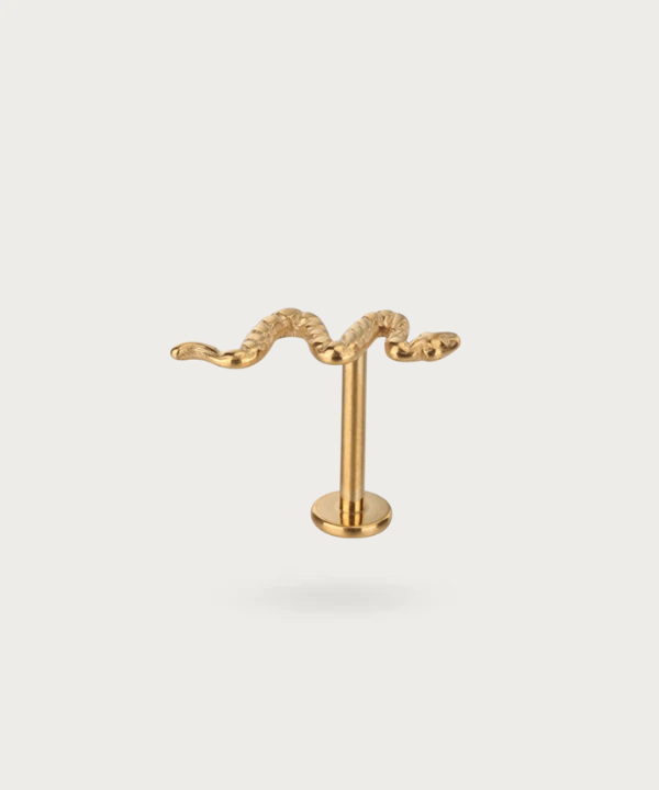 gouden slang hanger