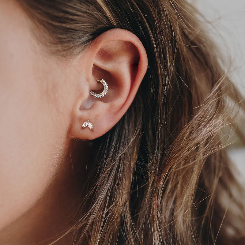 Daith Ring Piercing verguld voor vrouwen