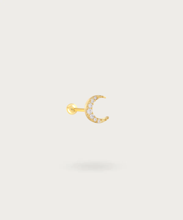 Maan Oor Piercing verguld