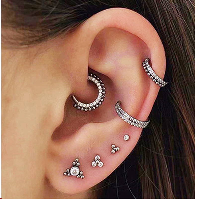 Piercing voor Daith zilven ring voor vrouw